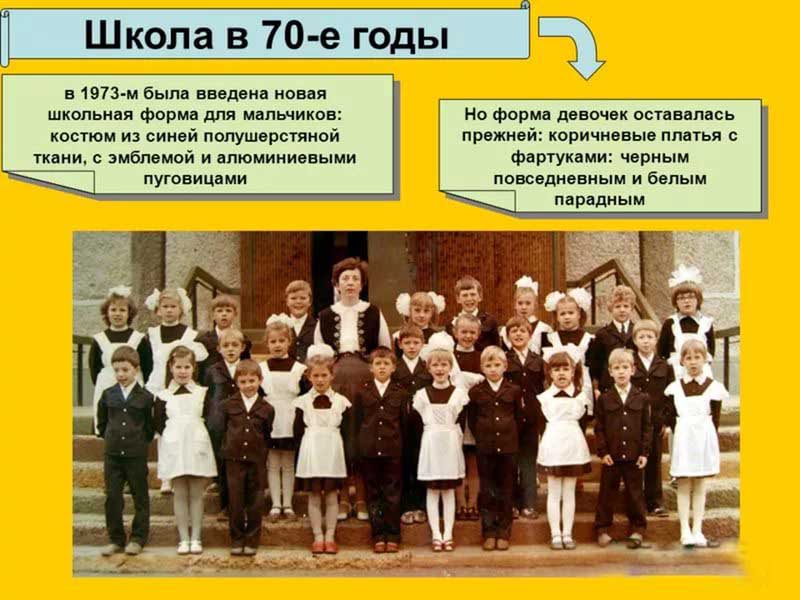 Школа в 70-е годы
